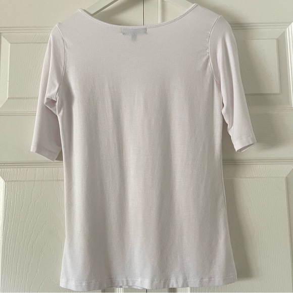 Comfy USA Elbow Sleeve Basic Tee - Picture 2 of 7